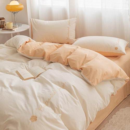 纯棉被套单件秋冬1.5单人150x200双020x230全棉被zxF4zamC罩220x2