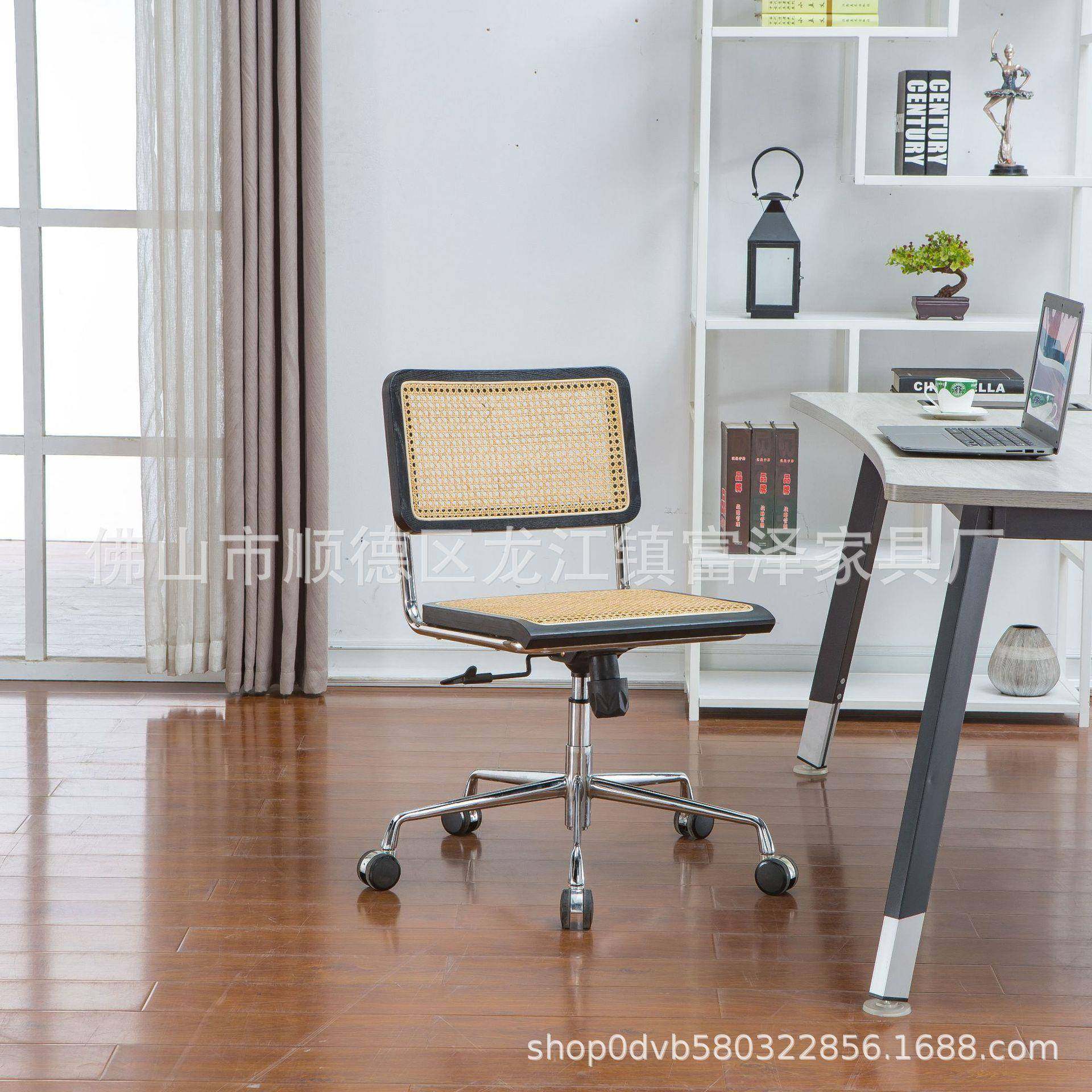 办泽富家约具现代简小藤编电脑户型家用公不锈钢白蜡木编藤电脑椅,商业/办公家具,办公电脑椅/职员椅,淘宝优惠券,粉丝福利购,淘宝优惠卷