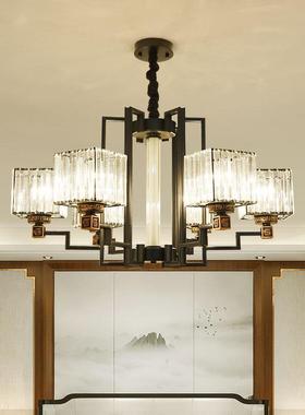 中山灯具式新中水D15301晶吊卧客灯厅室中国风餐厅轻奢大气简约书