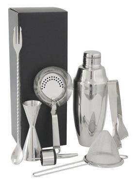 304不锈钢调酒T5941套装美式摇酒壶酒吧器皿便a带雪克壶器s携hker