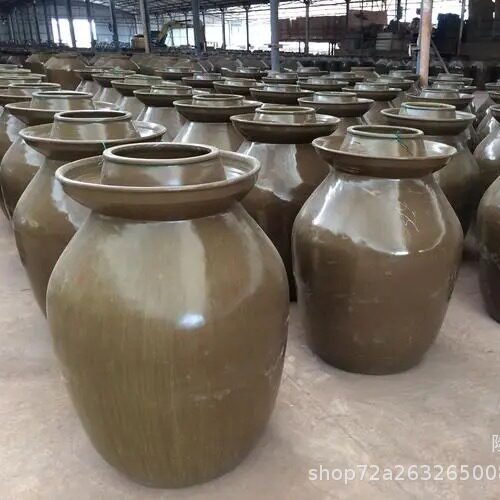 泡菜坛厂家2000斤土陶瓦罐泡菜坛四川加厚型缸陶瓷密封带盖泡菜罐