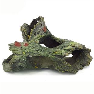 RSQAPN鱼缸造景、宠物I玩具、两栖动物装树饰E头、水族造景沉木