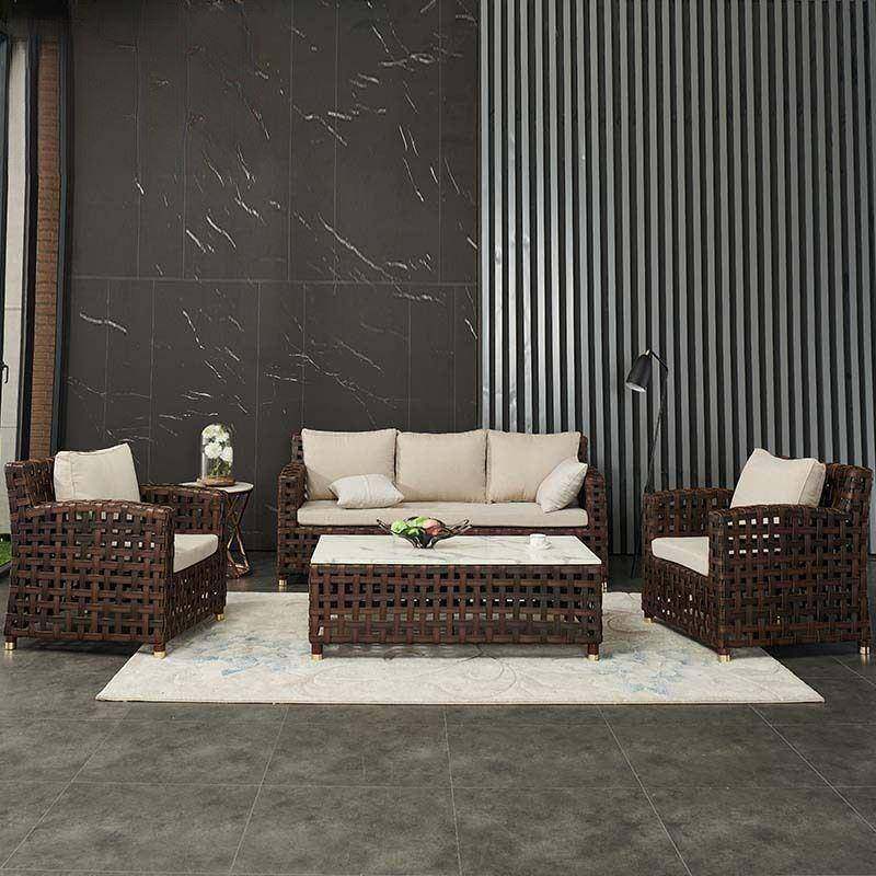 户外休闲藤椅藤760沙发院组合花酒店露台园客厅编庭阳台转角藤艺