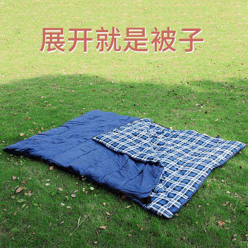 户休式闲010三季双人信封成人保睡袋外暖野营旅游情侣睡袋露营睡