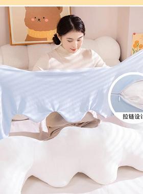 波YYN浪抱生床上侧睡夹腿长条枕头床沙发枕靠枕男款女头靠垫冬季