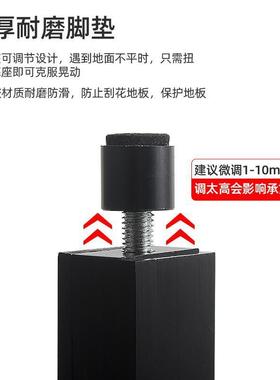 全铝视合金可调脚电柜支撑腿家具发橱浴柜脚室轻奢PZR沙金属脚