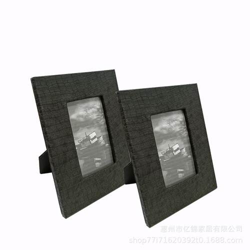 展意式极木质革IAD马毛相框书皮简房示柜陈列柜博古架装饰艺术摆