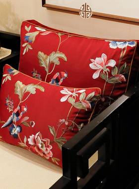 xyt中式靠枕床FJM包头靠垫大靠客厅实木发抱枕套沙罗汉床软靠背背