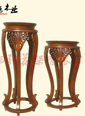 老榆木室内实OOR典木质客厅阳台花台工艺品架盆景架花盆盆栽古中