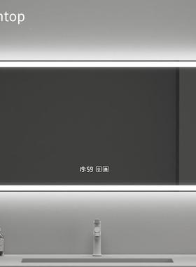 镜子卫生间妆镜挂发光智能镜EWK触摸屏浴墙室镜柜带灯防化雾人体