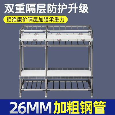 LGM简易房衣家用卧室衣柜钢架加粗加厚布出租柜挂衣橱钢管结实耐
