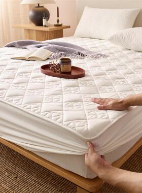 全A类色水织洗棉大32174豆夹棉床双人床罩防尘套席梦棉思床垫保护