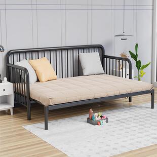 客厅金推属抽拉式折叠铁艺沙发床用坐卧钢架YOR铁床两铁s架子拉伸