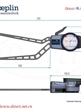 德径国KRO测-EPLIN指针式内径卡规H46298970沟槽内量内卡规70120m