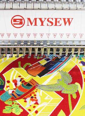 美尔MBC1201(40机0X10)单头12针全自WVM动绣电5脑绣花刺绣机