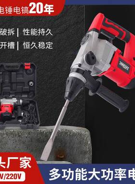 10V220电锤大功率镐冲击钻家电用多功能专打混凝土工业V级CNW工1