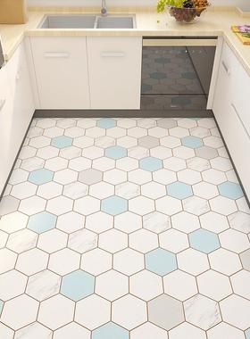 厨房垫地用满铺可擦JJV皮免洗防水防油革防滑家厨房地垫可裁剪