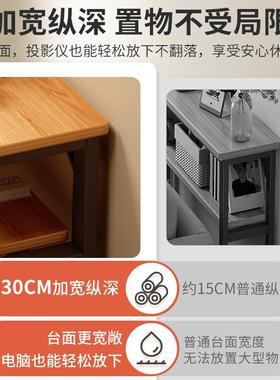 EUI墙边小桌床窄夹边缝柜卧墙室床尾置物架落地收纳柜靠一字长条