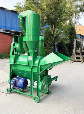 新款100型玉米脱粒机农脱小用振动筛式高粱水稻麦大豆98108粒机