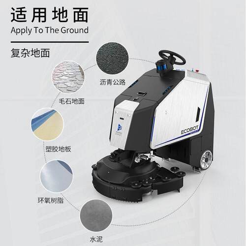 仙SCRUBBER75智能扫地清洁机器人工厂酒店商场自动推扫吸洗拖机
