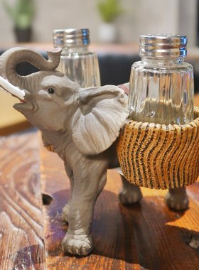 创意仿真动物大象工艺品 家居客厅酒柜餐厅商铺装饰品桌面小摆件