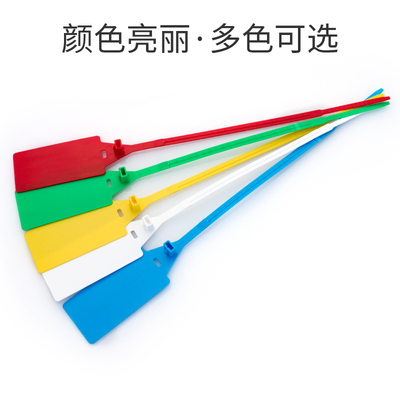 塑料封条一次性防调换扣施封锁德邦安能物流快运捆绑扎带标牌