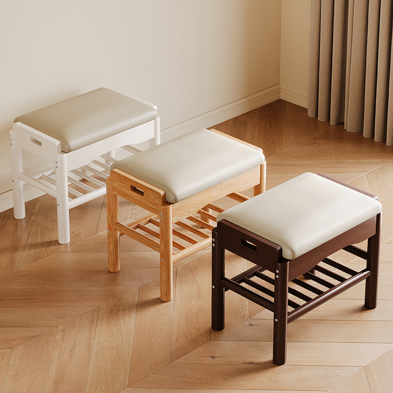 实木换鞋凳门口家用鞋柜坐凳一体可坐穿鞋凳入户进门鞋架长条