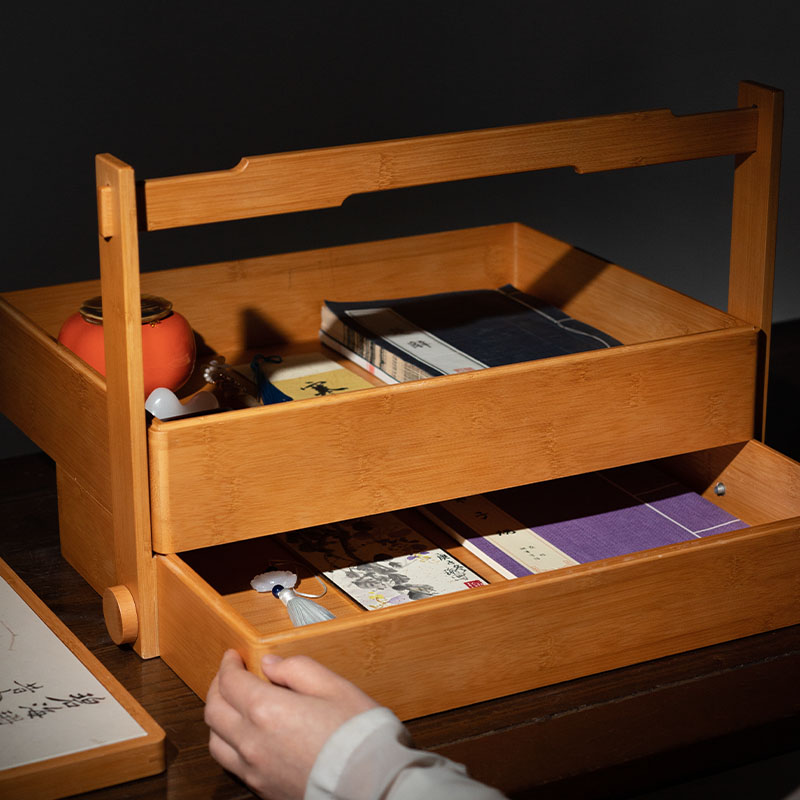 善琏湖笔 扶桑有枝 文房四宝装笔墨纸砚全砚台墨条毛笔书法装镇尺