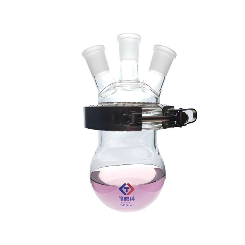 开口烧瓶玻璃反应釜圆底反应器球形烧瓶广口烧瓶0ml1000ml2L3L5L1