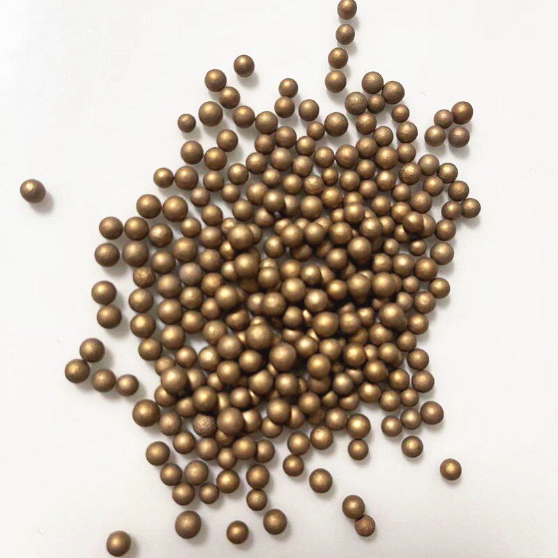 加湿器滤芯抑菌球 出口金色抗菌球成色好 微孔吸附陶粒 银离子球