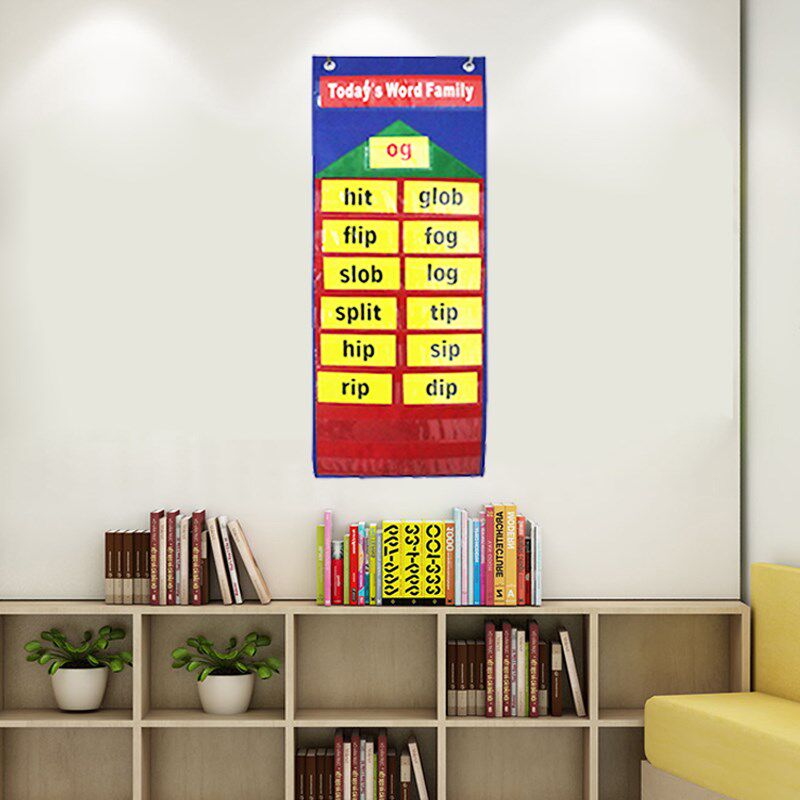 自然拼读挂图儿童英语启蒙早教认知益智教具音标单词卡片插卡挂