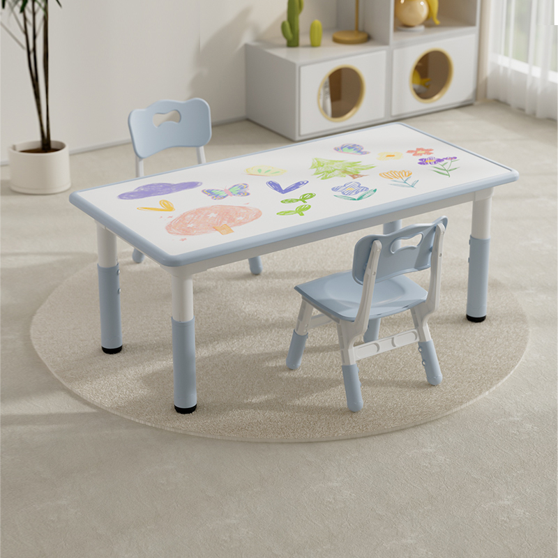 儿童桌椅可涂鸦幼儿园学习画画桌宝宝游戏升降幼儿桌椅装