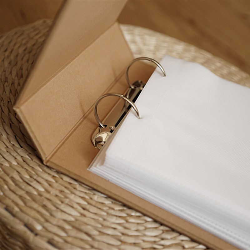 纯色极简7寸活页插袋相册 文艺小清新插页式相薄影集 家庭宝宝