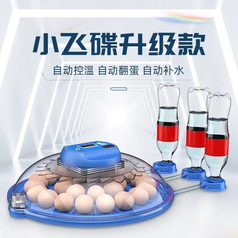 全自动孵化器小飞碟小型家用孵蛋器芦丁鸡孵化机智能孵化箱