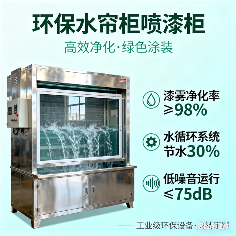 工业空气净化器净化车间实验室净化车间净化车间环保水帘柜喷漆柜