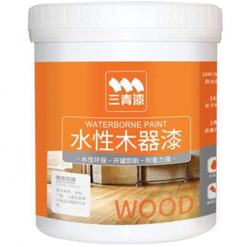 新款三青漆水性木器漆白木漆家具翻新改色木板门喷漆自刷油漆家用