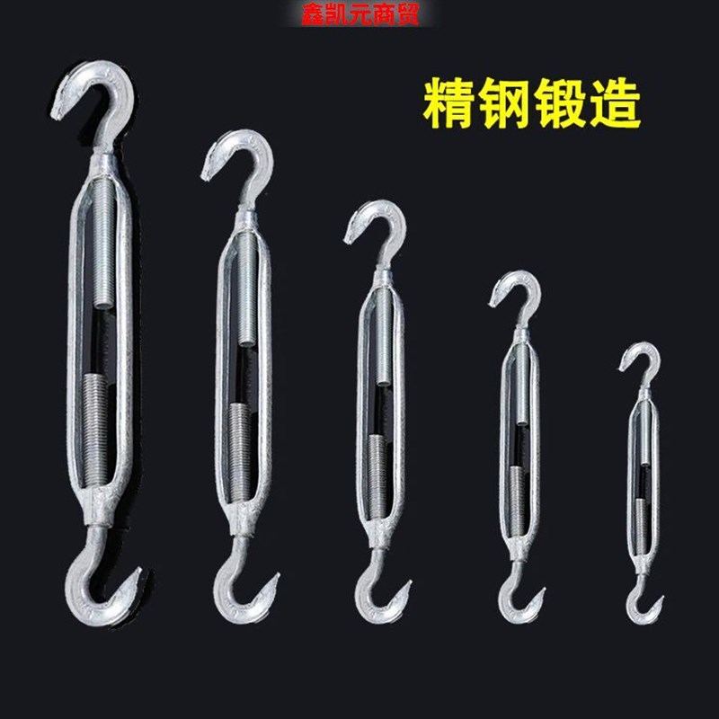 整袋固定挂钩钢丝绳双收紧铁丝开体OC花篮螺丝花兰拉钩拉紧器