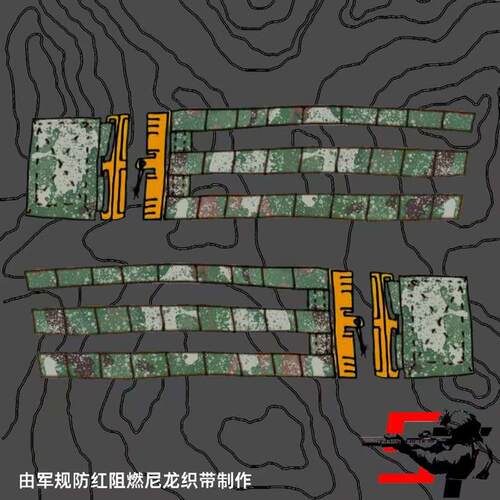 【斥候战术】快拆molle侧围 SS模块化战术背心系统侧围