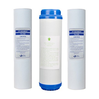 家用净水器通用五级滤芯装10寸PP棉反渗透RO膜前置活性炭超滤膜