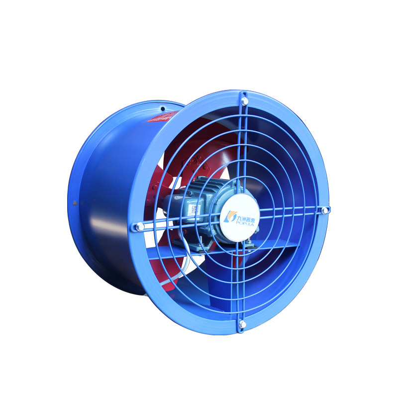 九洲普惠EG轴流风机220v工业管道强力排风扇380v厨房专用抽油烟机