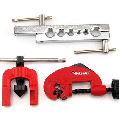 ASAKI 3/7件套扩管器 铜管扩孔器套装 空调铜管扩孔 涨管打喇叭孔