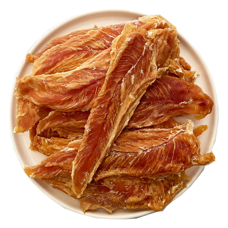 宠物零食风干鸡胸肉狗狗肉干肉条泰迪比熊磨牙棒1000克大包装包邮