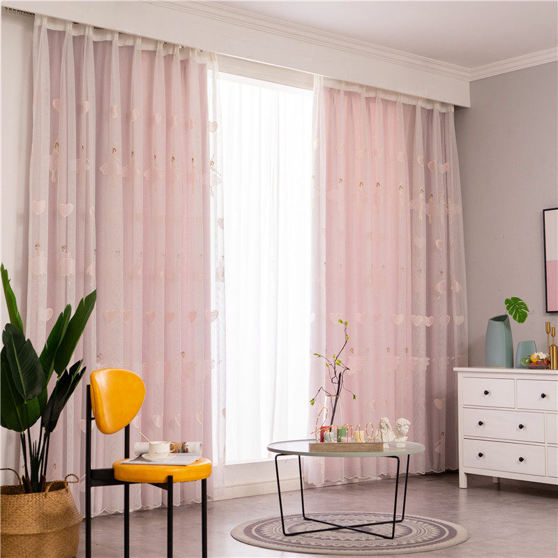 窗帘女孩公主风2020新款轻奢遮光布客厅卧室卧室飘窗成品落地窗,居家布艺,成品窗帘,淘宝优惠券,粉丝福利购,淘宝优惠卷