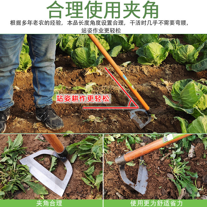 锄头家用除草神器农用种菜工具农具大全户外挖地多功能老式挖冬笋,鲜花速递/花卉仿真/绿植园艺,锄头,淘宝优惠券,粉丝福利购,淘宝优惠卷