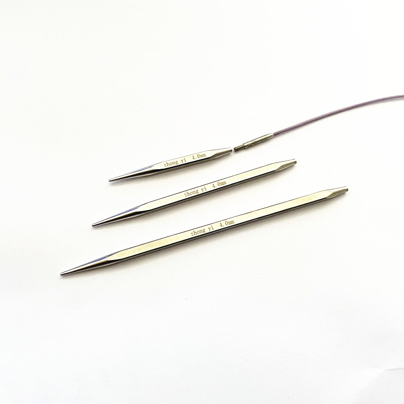 方针可拆卸环形针不锈钢织毛衣针编织工具套装可换旋转绳圈循环针