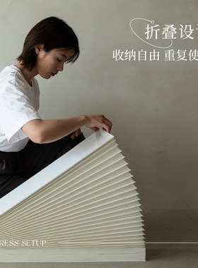 十八纸风琴扇背景拍摄中国风道具纸扇折扇创意摆件拍照会场摆拍