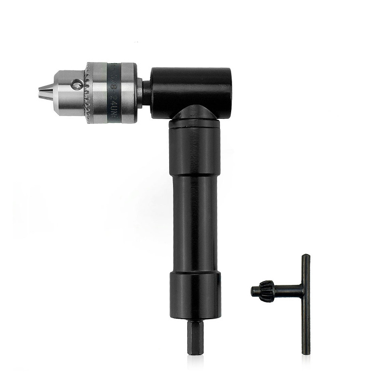 电动批头拐角器冲击钻90度转角器夹头万向钻头螺丝刀直角拐弯神器