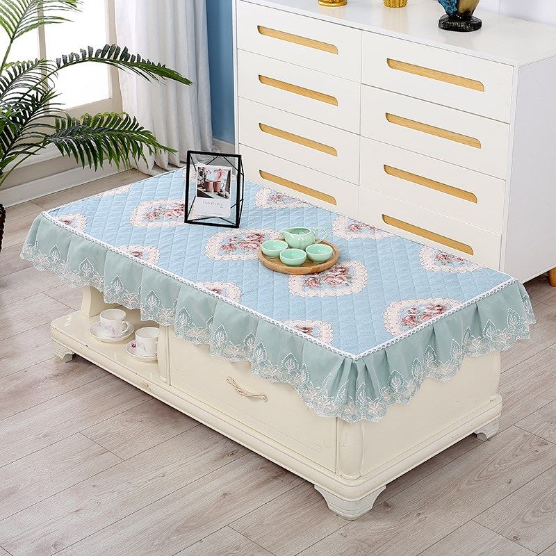 茶几罩桌布长方形布艺蕾丝茶几套防滑桌布餐桌垫客厅家用防尘罩,居家布艺,万能盖巾,淘宝优惠券,粉丝福利购,淘宝优惠卷