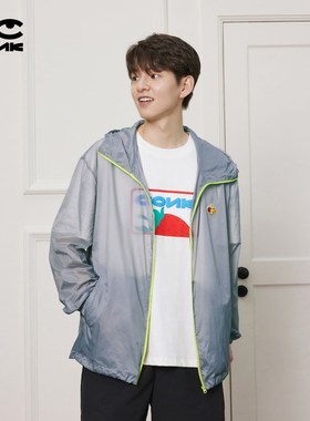 CONKLAB撞色水果基础外套男士连帽宽松上衣夏冰感轻薄情侣装潮