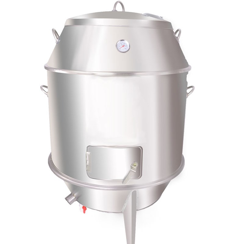 佳美80商用单层烤鸭炉1米木炭烧鸭炉烤鸡炉不锈钢烧肉鹅羊脚吊炉